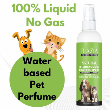 FLAZIA Pets Natural Pet area Odour Control Spray (100 ML) Pack of 2